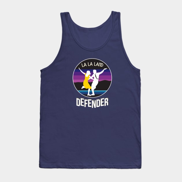 La La Land Defender Tank Top by Lights, Camera, Podcast